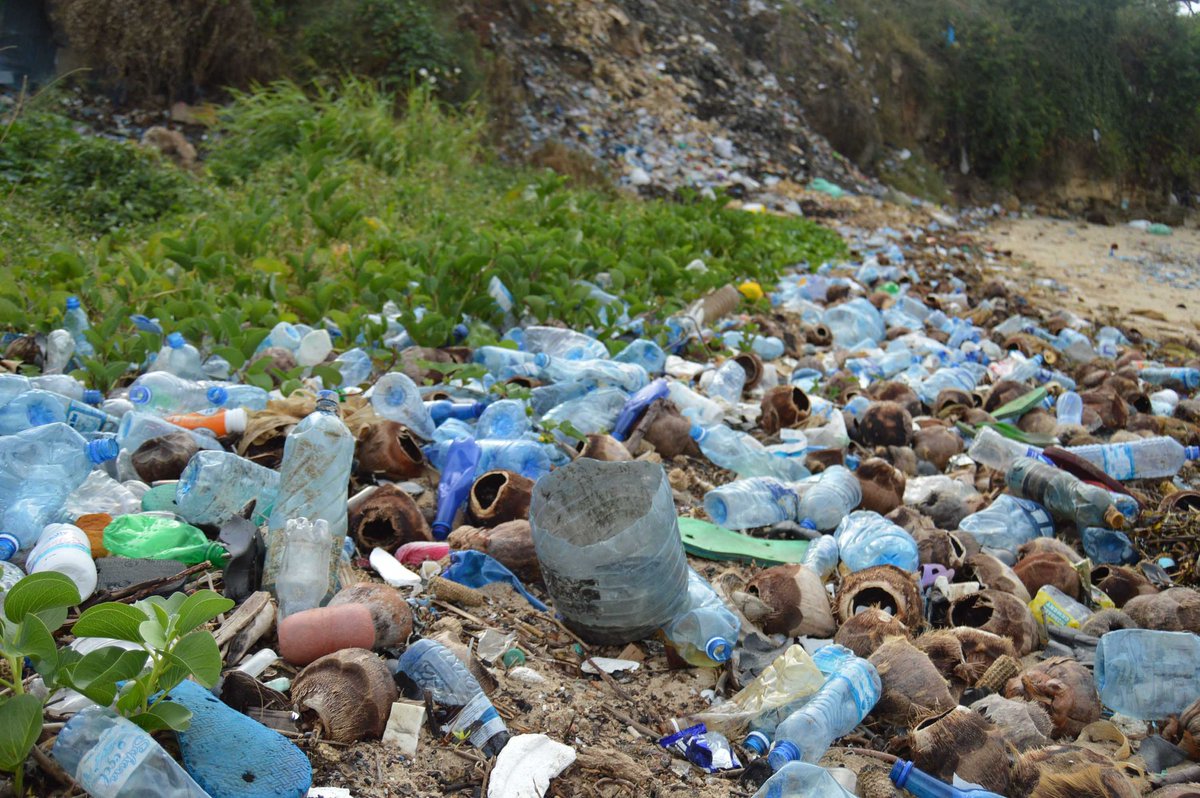 Did you know that 73 percent of beach litter worldwide is plastic. A million plastic bottles are bought around the world every minute. #RethinkPlastic