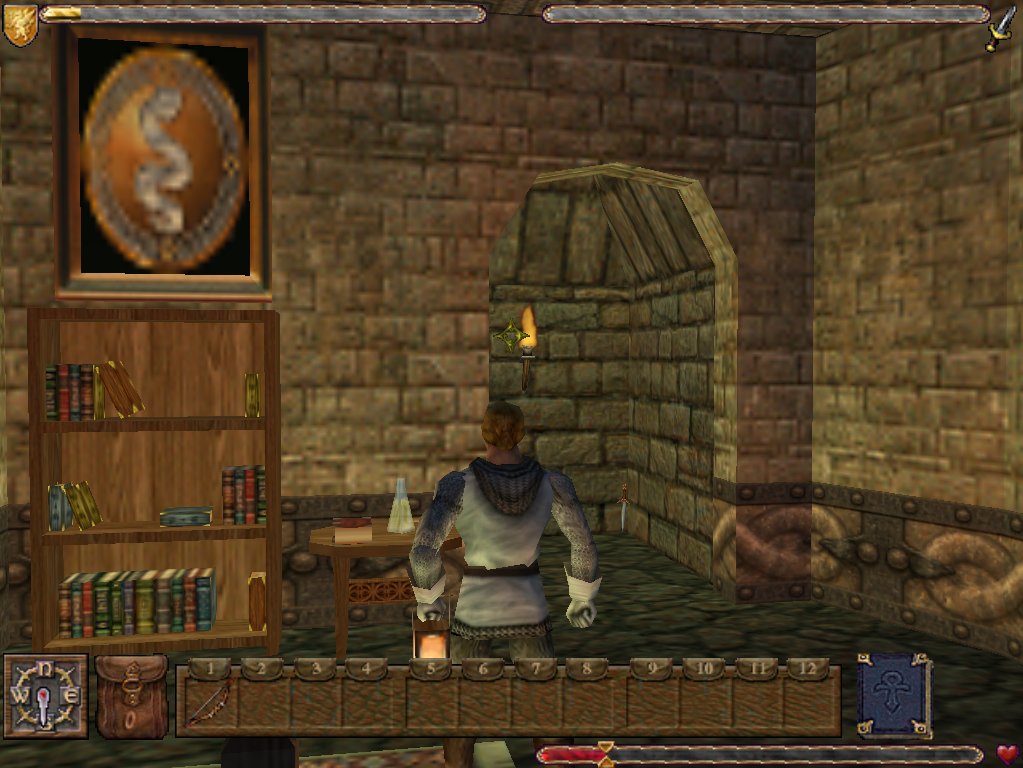 たくり Windows10では動かなかったので 仮想環境にwindows Xpを入れてultima Ixを起動してみた 昔懐かしいポリゴンゲームって感じだ