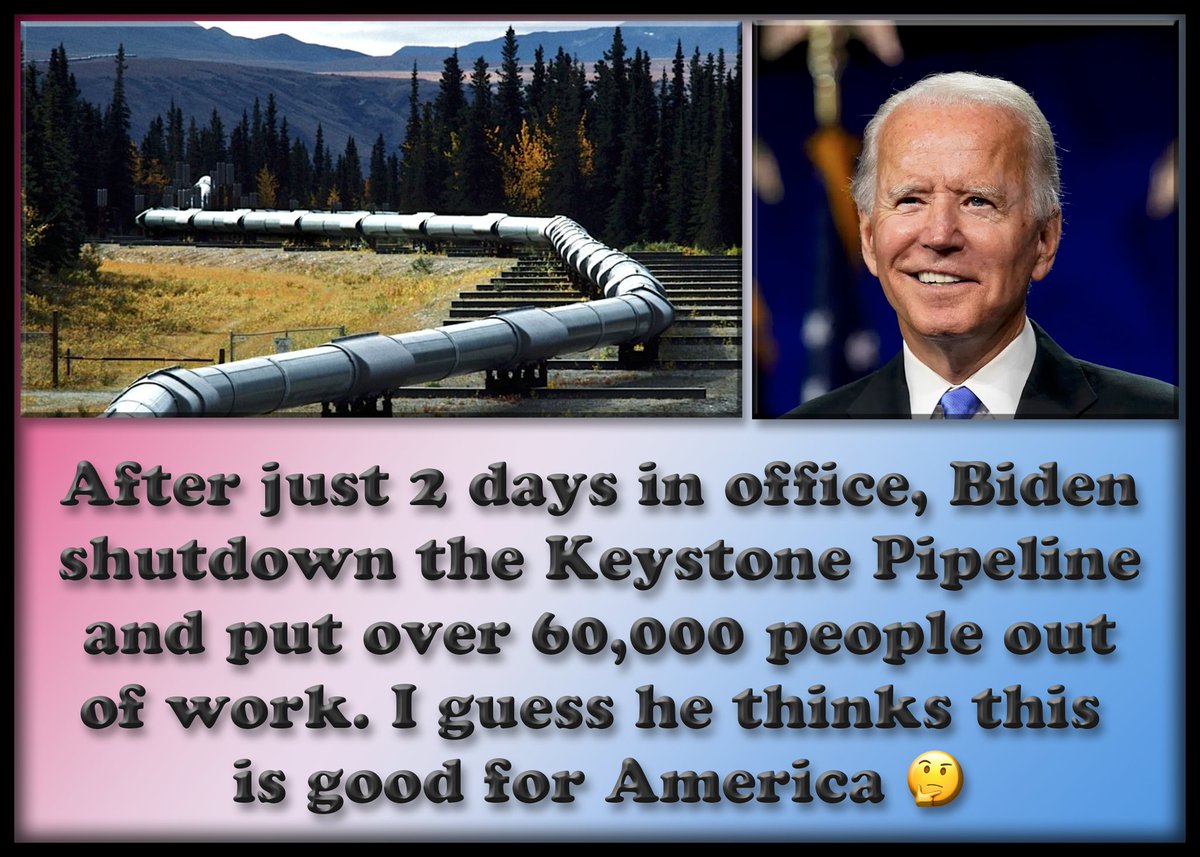 tomh1000's tweet photo. #KeystonePipeline #Conservative #Republicans #Trump2024 #TrumpSupporters https://t.co/ouFe4XZ2KK