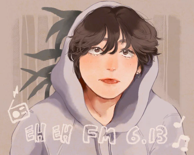 🧸📻🎶
 #btsfanart  #V 