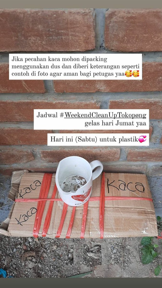 ykikwr's tweet image. 2. Tokopong
Mereka adalah toko curah organik namun mereka juga menerima drop hasil #weekendcleanup. Kamu bisa datangi mereka dengan membawa hasil sampah pilahanmu. Eits, tapi ada jadwalnya ya.
