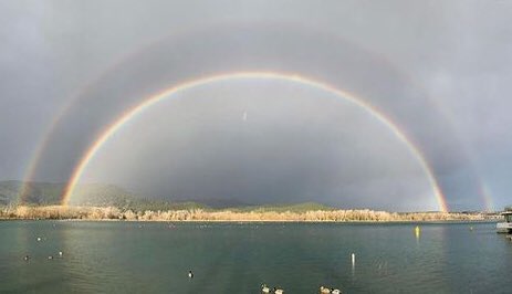 ScienceShare1's tweet photo. L’arc de Sant Martí a Banyoles | via @TurismeBanyoles | #arcdesantmarti #acoiris #rainbow https://t.co/If5asjFfU7