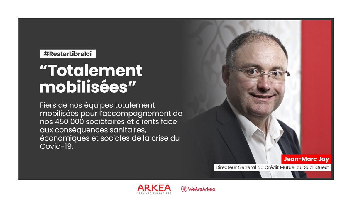 Administrateurs et collaborateurs du <a href="/CMSudOuest/">CMSudOuest</a> sont mobilisés pour faire face à la crise du #COVID19 et ses conséquences économiques et sociales qui fragilisent familles, entrepreneurs, associations... L'heure est à la solidarité, à la proximité et à la responsabilité.