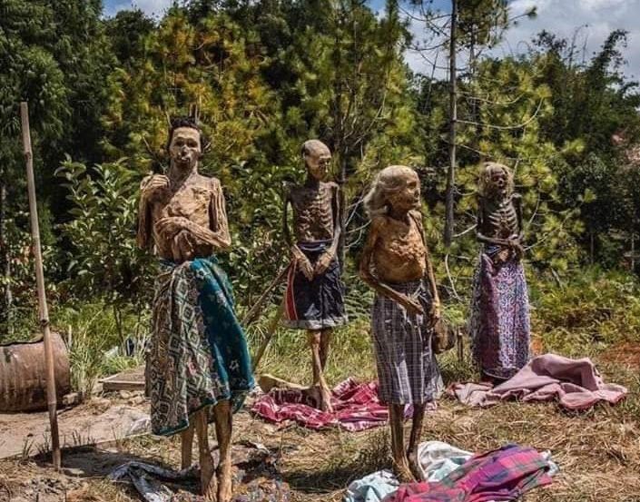 westtrybe's tweet photo. Residents in Toraja Indonesia, take their dead loved ones out of the grave once every year to celebrate their lives.

#MythAndFact https://t.co/UHMu8QL4w7