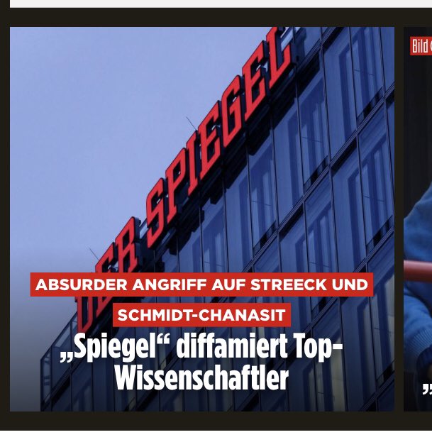 Ah der <a href="/derspiegel/">DER SPIEGEL</a> diffamiert also Top-Wissenschaftler und wird deswegen direkt angegangen.

Aber wer hat den im Mai 2020 ähnliches gemacht und versucht die Wissenschaft und deren Prozesse mit fragwürdigen Methoden als ganzes zu diffamieren? 🤔#corona <a href="/BILD/">BILD</a> <a href="/c_drosten/">Christian Drosten</a>