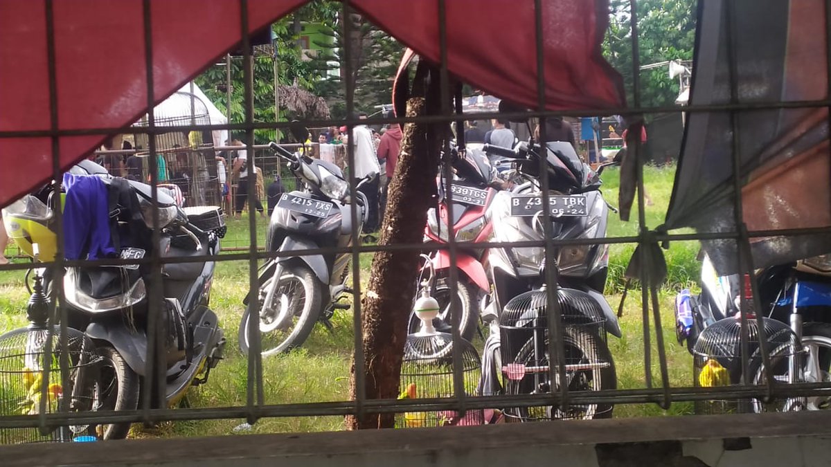 Kami coba taat protocol dan mengikuti anjuran, kerja di rumah, ini asik lomba burung dan berkerumun. Lokasi Pulogebang depan SPBU Warung nangka. Gimana mau turun C19. 
<a href="/RadioElshinta/">Radio Elshinta</a> <a href="/aniesbaswedan/">Anies Rasyid Baswedan</a> @BangAriza <a href="/SatpolPP_DKI/">Satpol PP DKI Jakarta</a> <a href="/polresjaktim/">Polres Metro Jaktim</a> <a href="/WalikotaJaktim/">WalikotaJakartaTimur</a> <a href="/satgascovid19id/">satgascovid19.id</a>