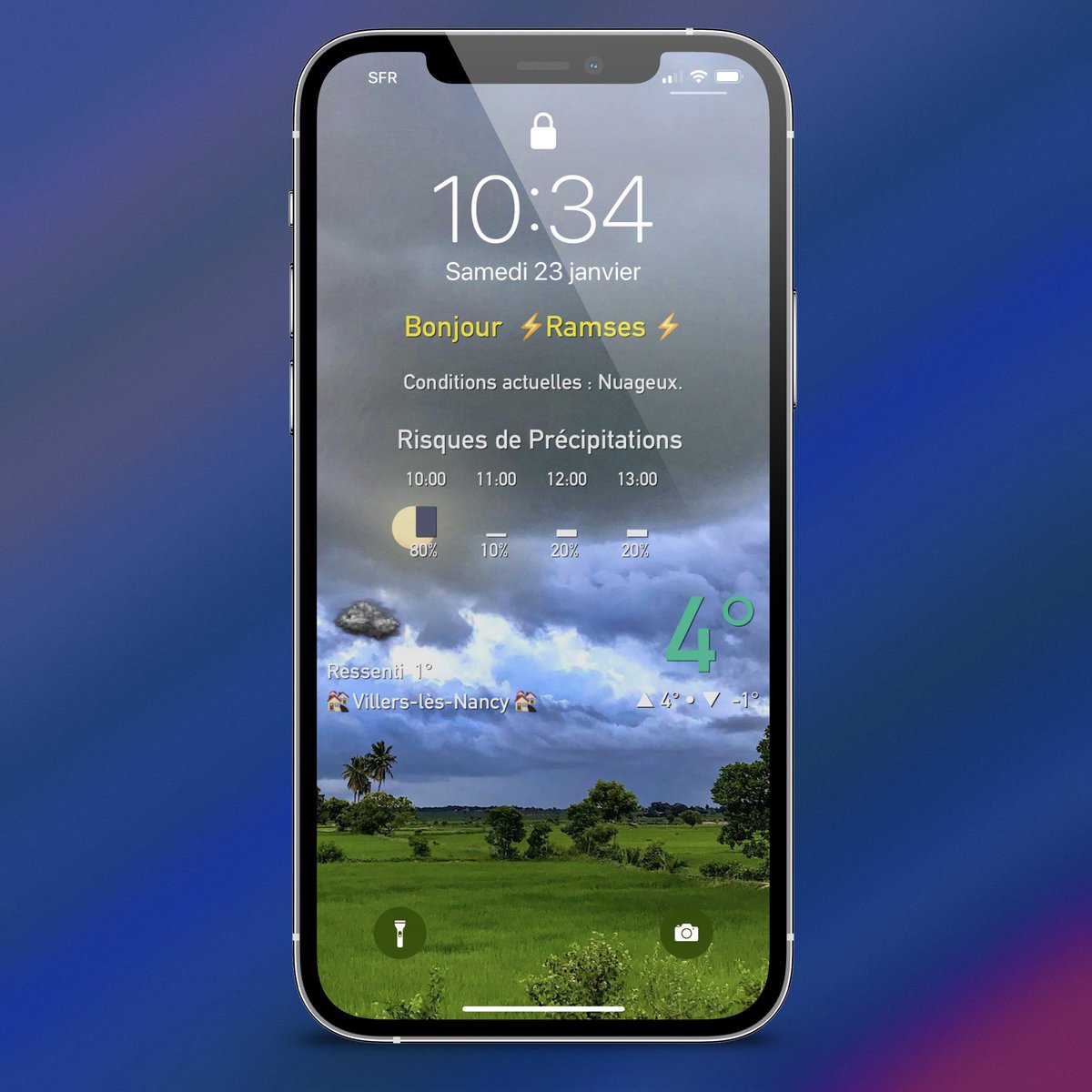 Ramses7420's tweet image. New setup with realweatherV4

#ios143 #nojailbreak #ios14lockscreen #ios14homescreen #RealWeatherV4

Thanks for his job to @thewaytozion