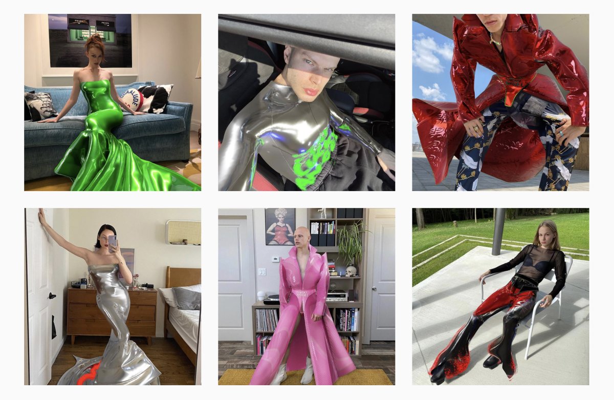 fashionsnap's tweet photo. 「SNSに投稿するために服を買っている人がたくさんいることに気がついたんです。デジタル空間で存在することが目的なら、実物は必要ないのでは？」

サ���バーファッションを提案する「トリビュートブランド」とは？
https://t.co/A8xpbAwBnL https://t.co/JUesMKEvzW