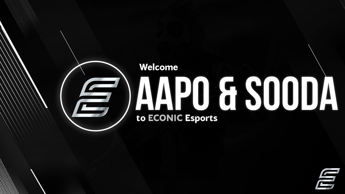econicesports's tweet photo. Our CS:GO lineup is now complete and we are now officially ready for year 2021!

🧙‍♂️Eikkuzai - @eikkuzaiCSGO
🔫skari - @SkariCSGO 
🔫poc - @aleksi__
🔫obi - @ob1csgo 
🔫Sooda @soodaCSGO 
🔫AAPO - @aapoasdasd 

📺https://t.co/dYYiLTl1R4
Welcome to ECONIC, AAPO &amp; Sooda!

#esportsfi https://t.co/Vj74WwQ748