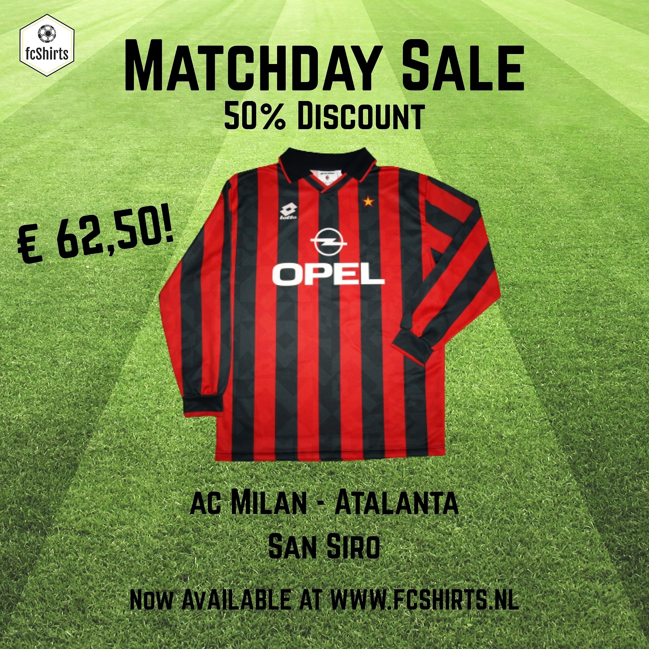 na school Bewustzijn onszelf fcShirts.nl on Twitter: "🚨 MATCHDAY SALE 🚨 Only today 50% discount on the  ac Milan shirt from the '94/'95 season. Now available at  https://t.co/LAnmeQYVG1! #voetbalshirts #footballshirts #fussballtrikot  #classicfootballshirts https://t.co/tGFIJlb33K ...