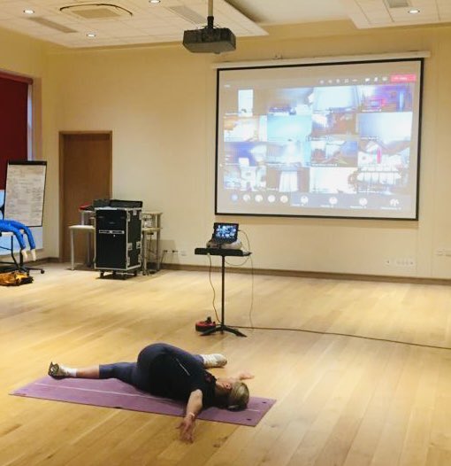 Another great workout with Dan &amp; Jess <a href="/Hurst_SandC/">Hurst S&C</a> this morning ⏰ 🏋🏼‍♀️ 🏃‍♀️ 💪🏻 Remove Sports Scholars joining in live 💻 #WeAreHurst #HurstSportAtHome