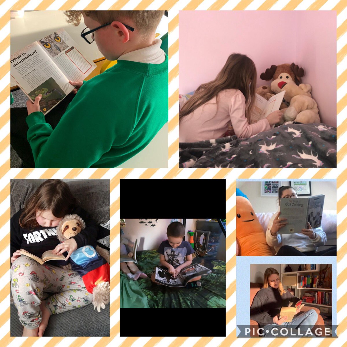Portland_School's tweet photo. Lots of children and staff, at home and in school joined in with the Friday afternoon Drop Everything And Read! #aspire 📚💕 https://t.co/BWoQUcMuev