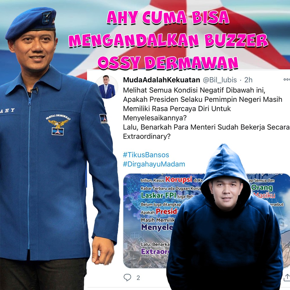 Udah bingung mau pakai cara apa lagi bikin kisruhnya, ternyata oh ternyata ada dia dibalik tagar #CydukOssyDermawan