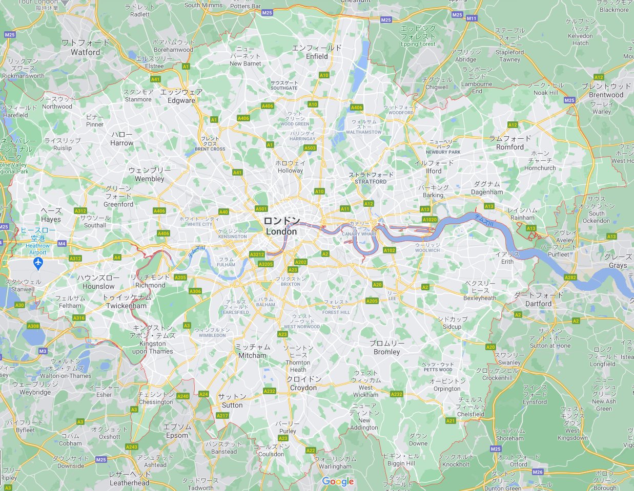 スパーズ ジャパン ロンドン グレーター ロンドン のフットボールクラブ ８部以上 近い縮尺で ロンドン と 東京 の地図も