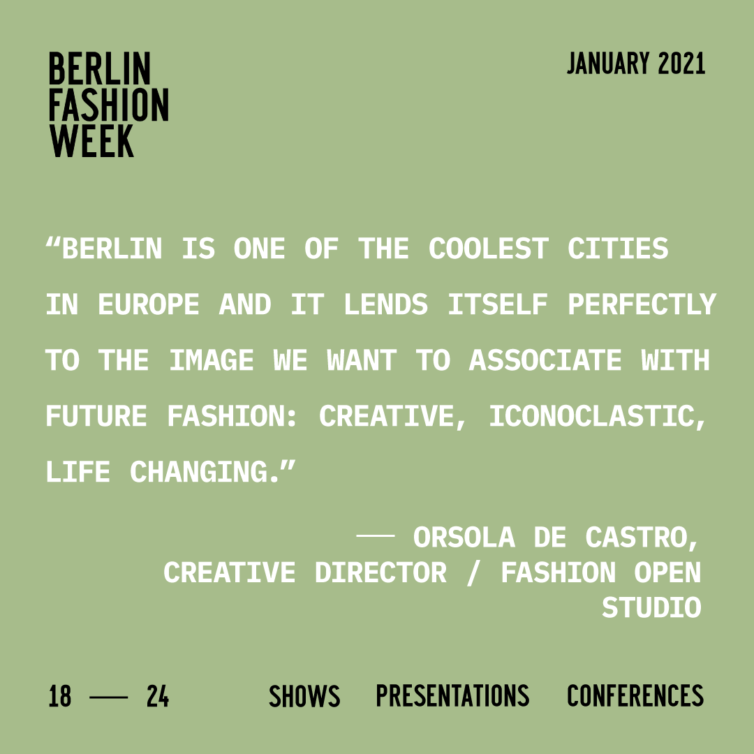 berlinfashionwe's tweet image. DAY 6 💥 With a cross-disciplinary concept, #BerlinFashionWeek continues to focus on a more sustainable future. We would like to let 7 voices from the Berlin fashion industry have their say. Why is Berlin one of the most important fashion capitals?