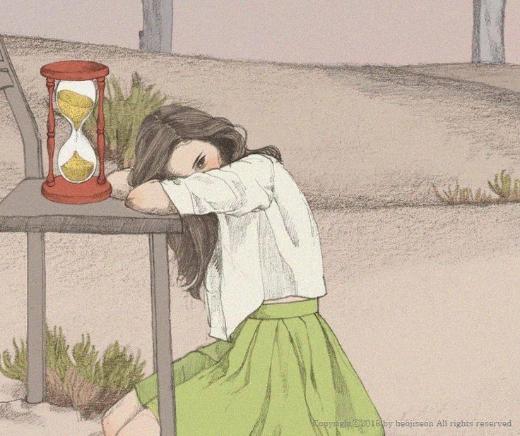 It turns out I just need to let you go for me to realize was holding onto nothing all this time and maybe it was just the absence of you that felt so heavy.

-- Moon

Art | Heo Jiseon
see original post | facebook.com/moonsevaliente…