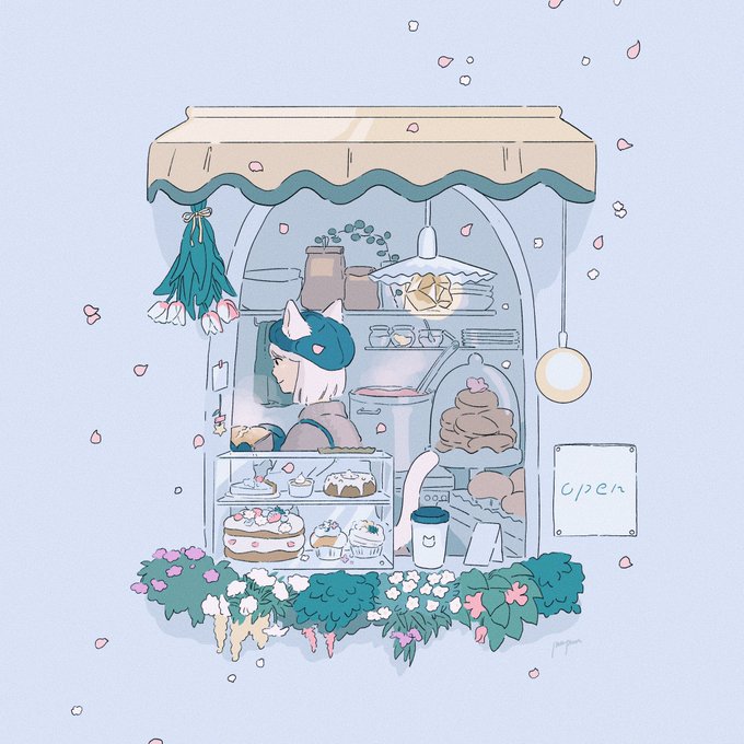 白ねこさんのケーキ屋さん 