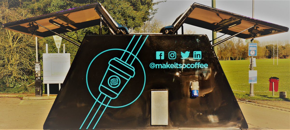 MakeItSoCoffee's tweet photo. @SirPatStew Sir, inspired by sci-fi and in particular one of Captain Picard's catchphrases, I present to you my out of this world coffee van! If you're ever in Windsor, a cup of 'tea, Earl Grey, hot' is awaiting you! https://t.co/7c26VRmuPR