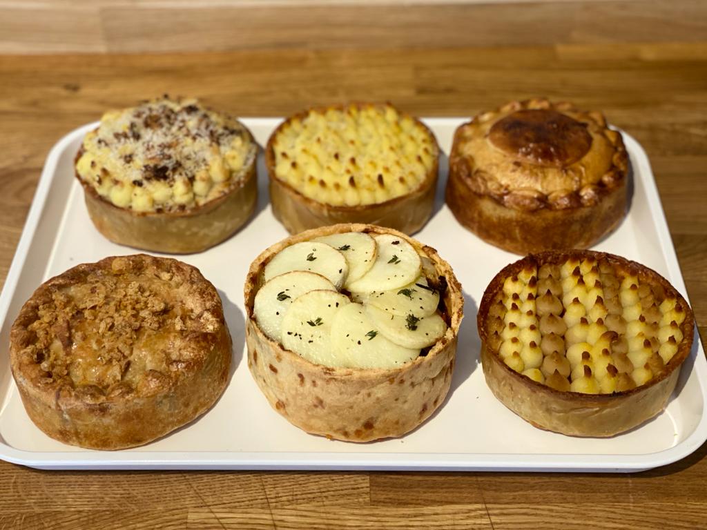 TheChurchGreen's tweet photo. We can't decide!! Such delicious looking pies, handmade by our very own Pie King @aidenbyrne ๐คค What's your favourite? ๐๐๐ #pieking #NationalPieDay https://t.co/T4DNNcgyhh