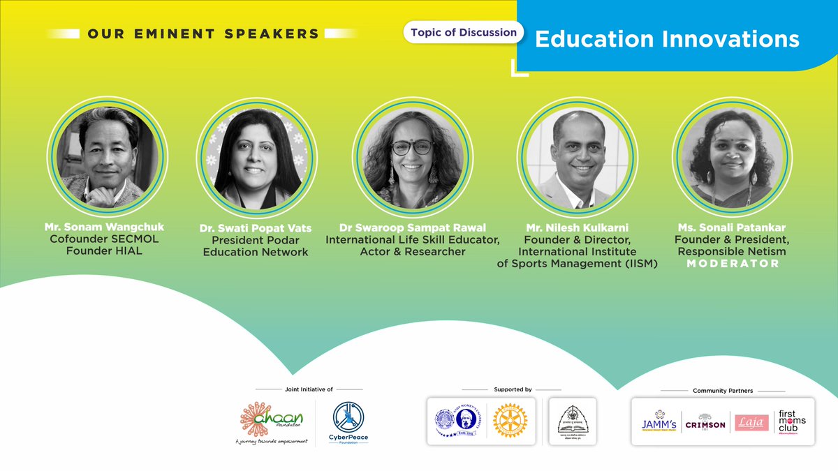 Rnetism's tweet photo. Education Innovations
Panel Discussion
#childonlineprotection #buildingdigitalguardians #cybersecurity #cybersafety #Responsiblenetism #NEP2020 #NationalEducationPolicy
#NationalCyberPsychologyConference #CopingwithTechnology #newnormal #CyberPeaceFoundation https://t.co/tnisbgIHnb