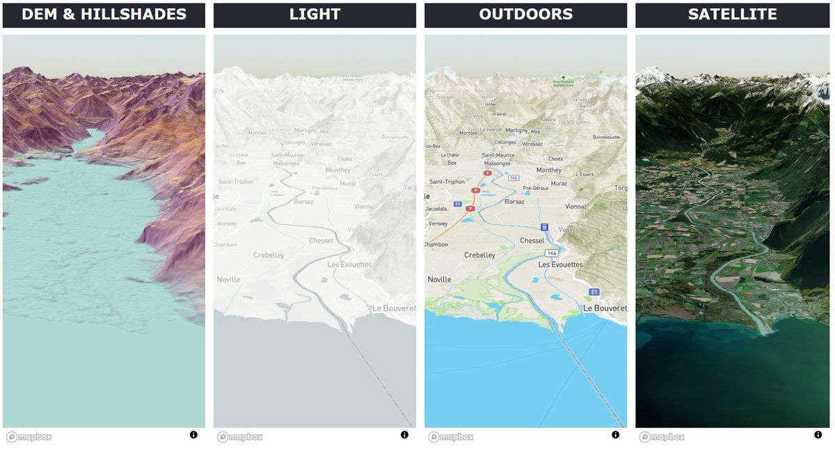 BorisMericskay's tweet photo. 🔄Sync movement between four #MapboxGL #3Dmap @Mapbox #Builtwithmapbox #WebGL #Webmapping
Demo 🗺🗻https://t.co/aqENOY8ygs
Code➡https://t.co/JIdsVD2i3Q https://t.co/DqvZDsbE2X