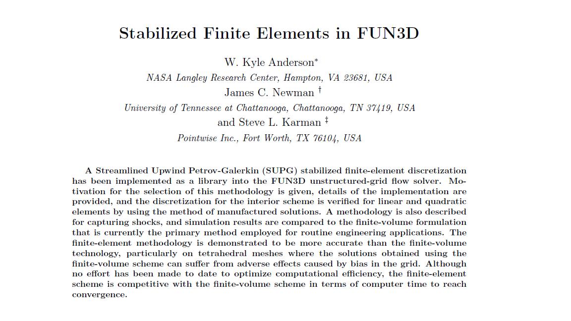chenna1985's tweet photo. This paper comprehensively demonstrates my belief in #FEM that it is much better than #FVM for unstructured meshes.
FEM also offers a framework for a straightforward extension to higher-order schemes.

https://t.co/BqgOvN0aC9 https://t.co/cOuIIRoEgP