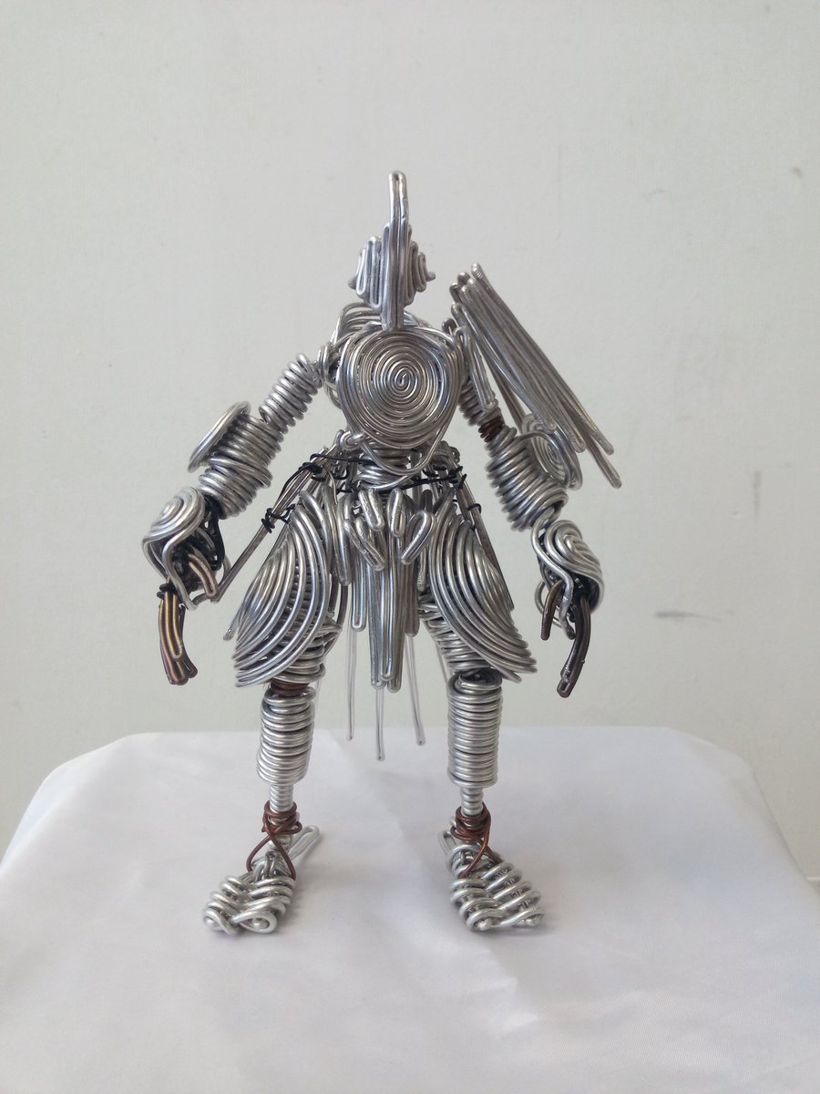 ミズノ/ワイヤーアート/廃材アート on X