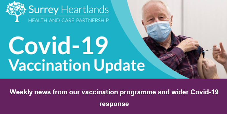 Want to know the latest about the Covid-19 Vaccination rollout in Surrey Heartlands? Check out our newsletter📨 mailchi.mp/ec012b45a7f7/c…