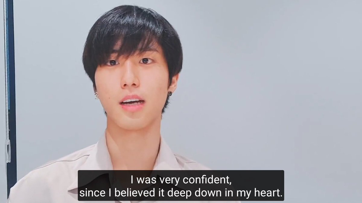 └ "I had dreams only. I& #39;ll be kpop singer, a singer of and idol band. If there& #39;s anything I made effort, I wrote lyrics. Then, such 13 years old boy became a singer in the kpop industry. He achieved his dream"
