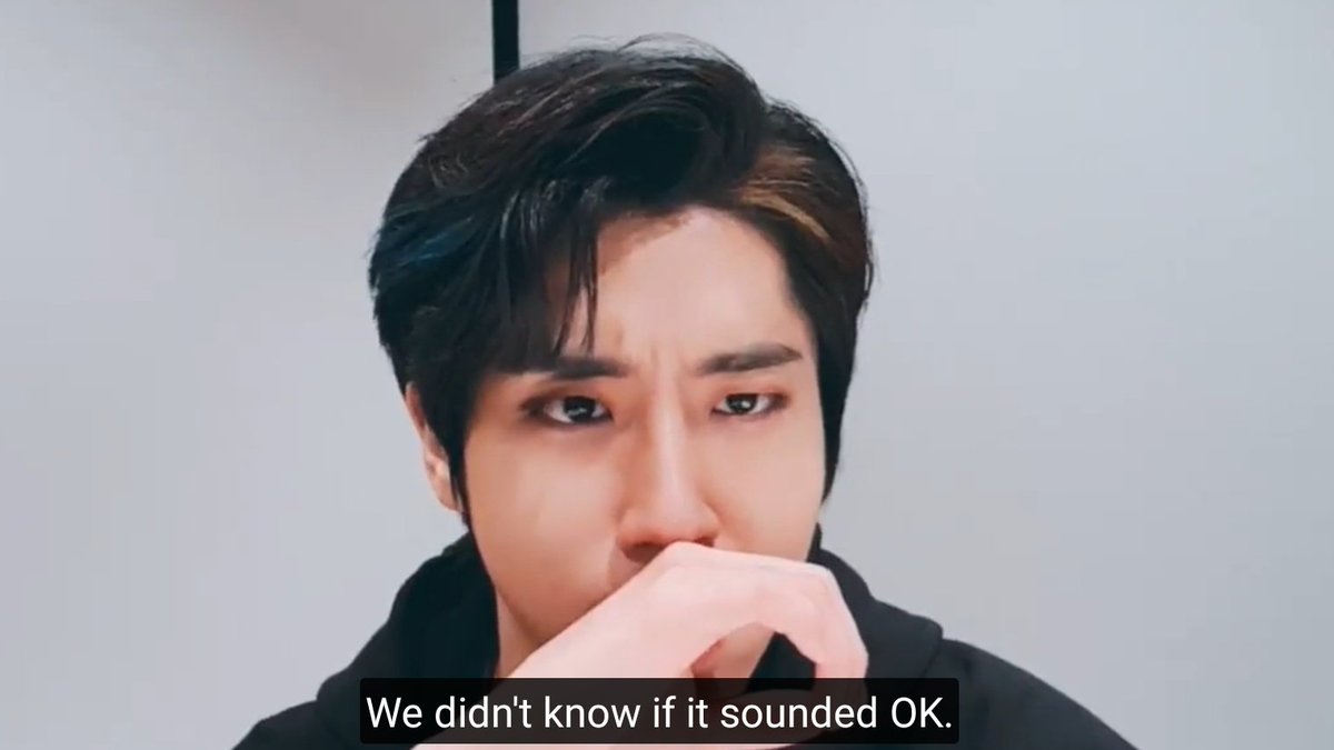 ↬ Composed songs - Back Door└ "We were like, what should we do before hook? Shall we use onomatopoeia? Like what? Something like knock knock, screeching sound. So we found those sounds and added into the song."