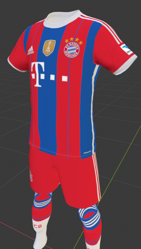 uniforme bayern 2014