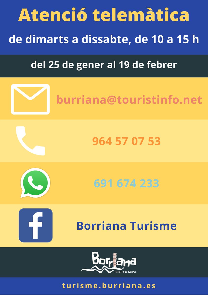 Del 25 de gener fins al 19 de febrer, us atendrem telemàticament: