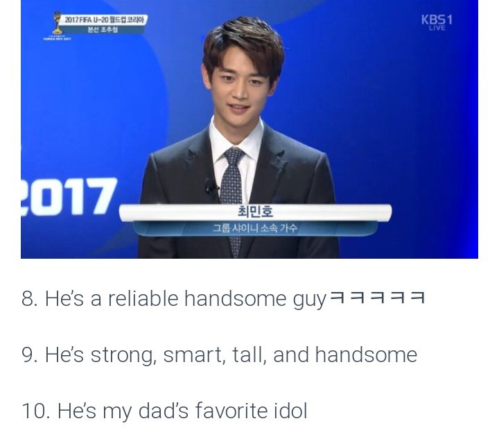 An SM idol who is called Nations pick : #SHINee #Minho
✨✨✨✨✨
 knetizen.com/an-sm-idol-who…