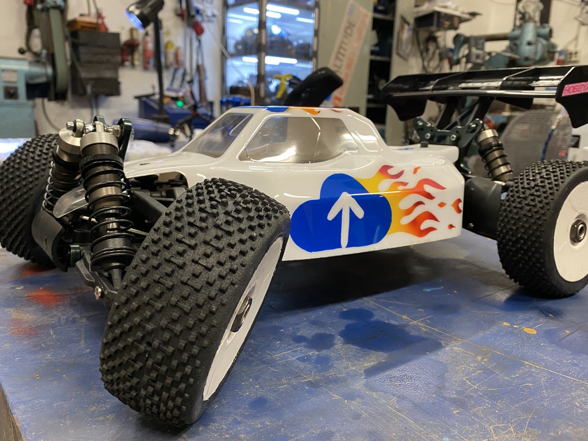 GoranssonMagnus's tweet photo. I need really small #PowerPlatform, #Microsoft365 and #Azure stickers to complete my #RcBuggy! #Mugenseiki #airbrush #altitude365 #18buggy #ElectricVehicle #Office365 #BornInTheCloud https://t.co/PWvUeJKzoe