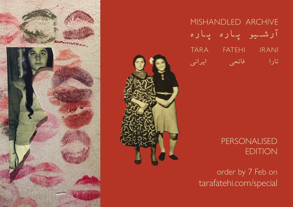 💋For all lovers, near or apart, <a href="/TaraFatehiIrani/">Tara Fatehi</a> is making a personalised edition of her book Mishandled Archive with handmade additions &amp; postcards ahead of #ValentinesDay

Get one for your love or embrace self-love with a unique copy - order by 7 Feb on tarafatehi.com/special