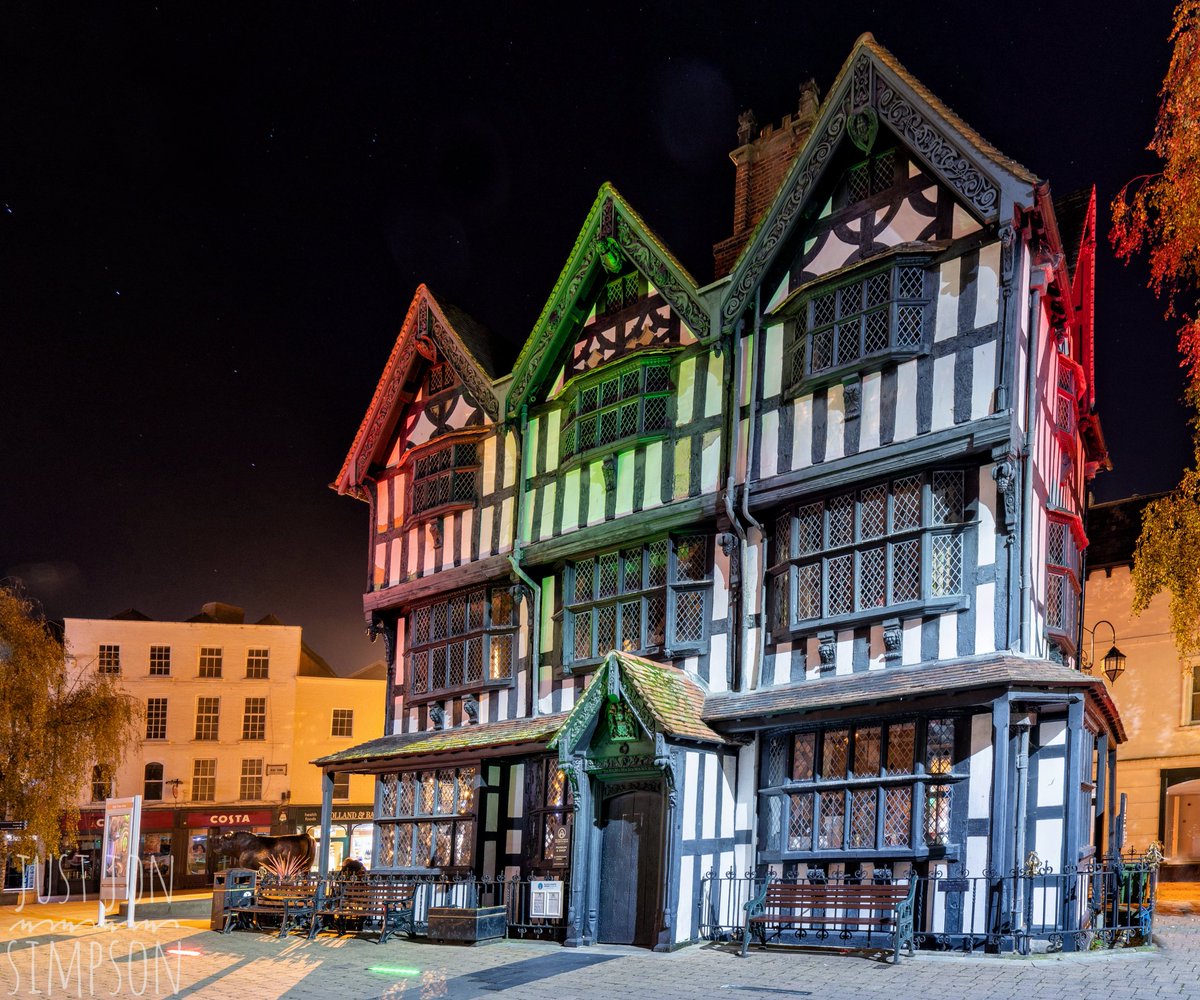 The Black and White House, built in 1621. When 400 years old you reach, look as good you will not, as Yoda would say. What's Yoda got to do with it? While his family left England when he was 6 months old, the great Frank Oz voice of Yoda and many Muppets, was born in Hereford.