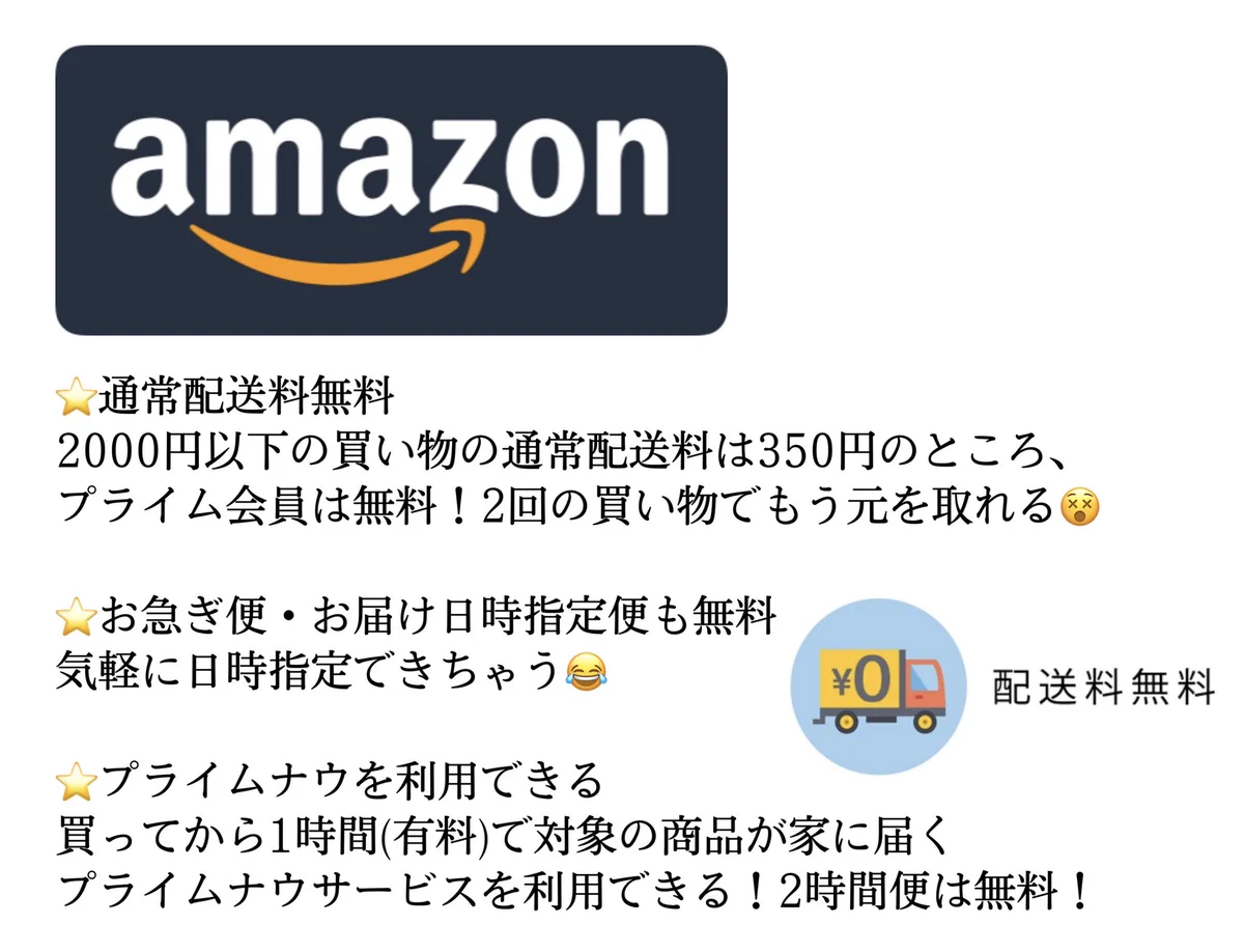 プライムビデオだけじゃない？Amazonプライム会員の特典まとめ！