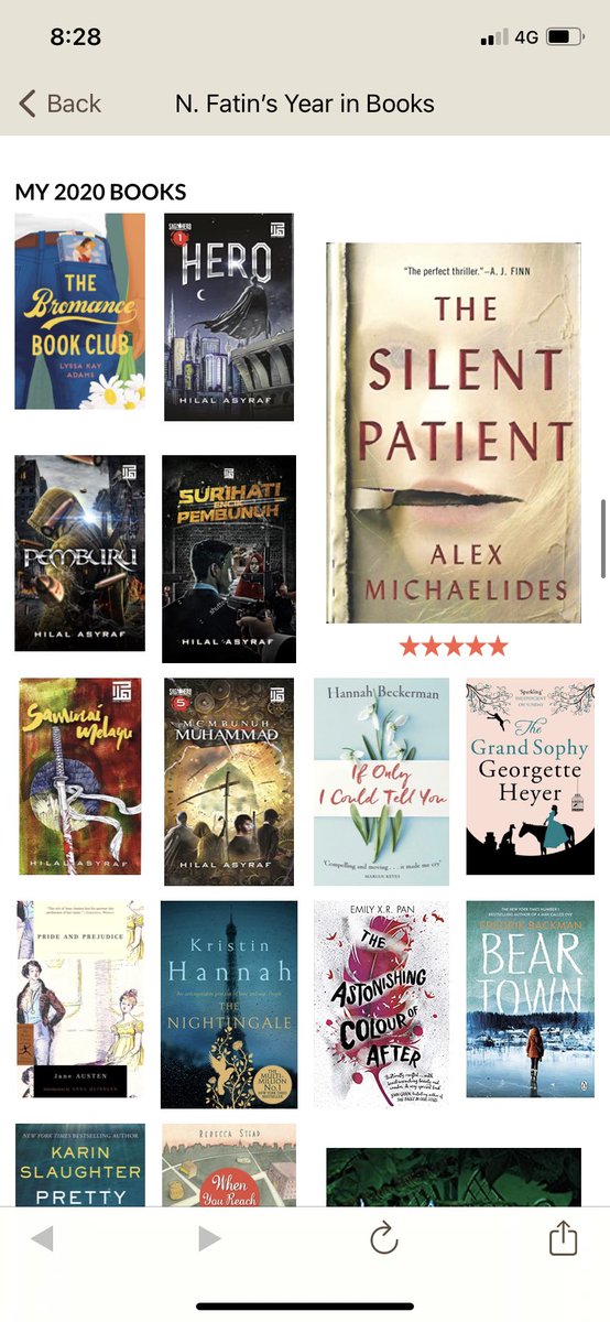 6) Track your reading goals and progressSome people keep book bullet journals. If you have no time, just make a goodreads account. You can make shelves, rate books, read reviews, set goals and see your reads for the year. I'm surprised so many people don't know abt goodreads.