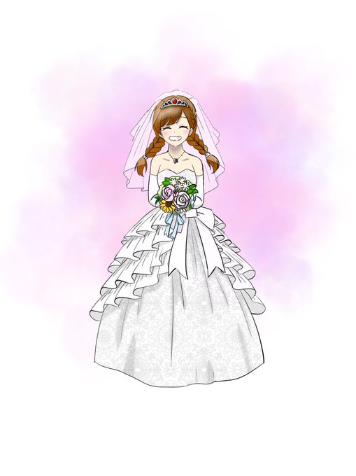 ウエディングドレスのtwitterイラスト検索結果