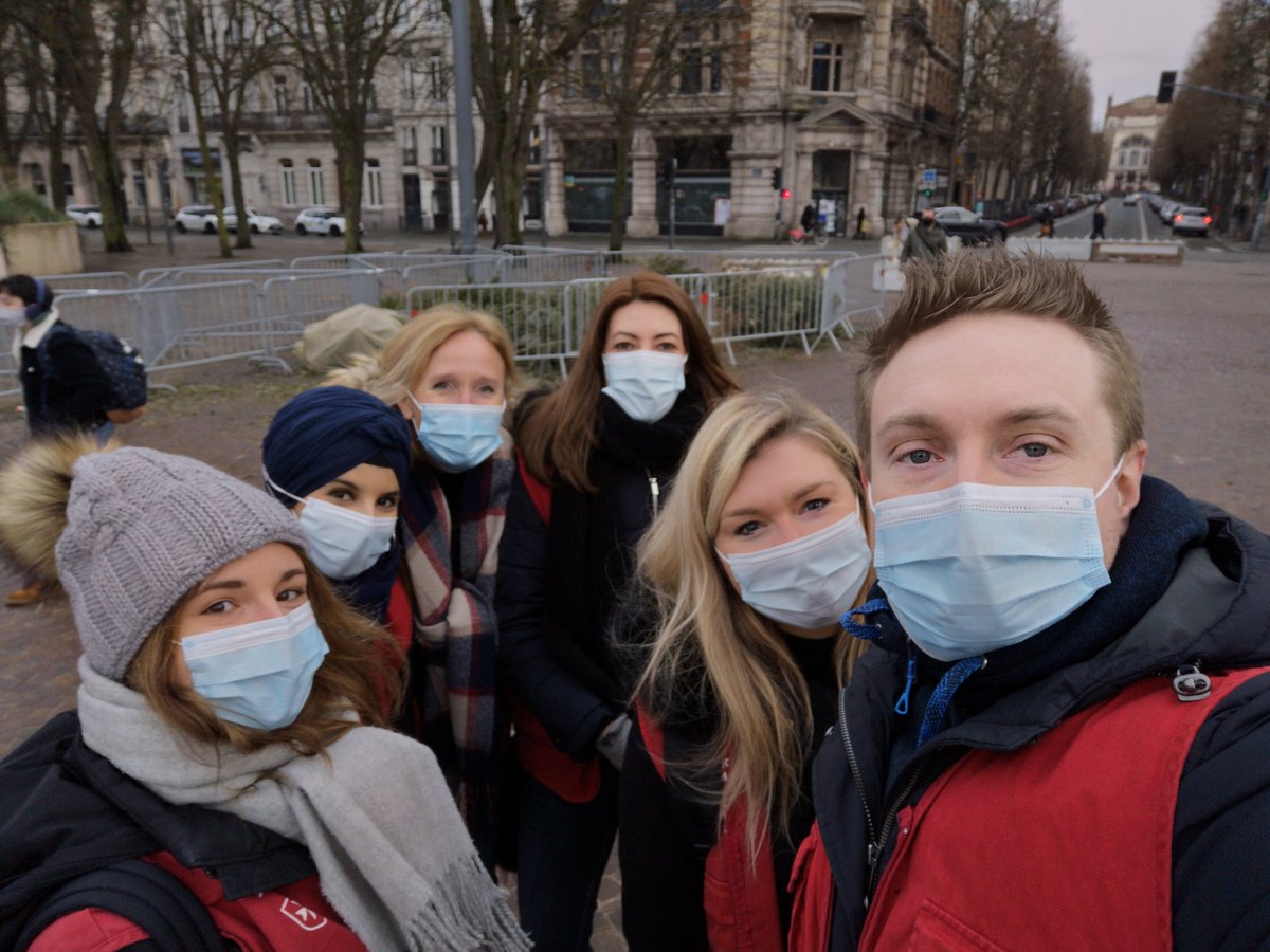 L'équipe #AXAAtoutCoeur pour une maraude sur Lille avec #OrdreDeMalte