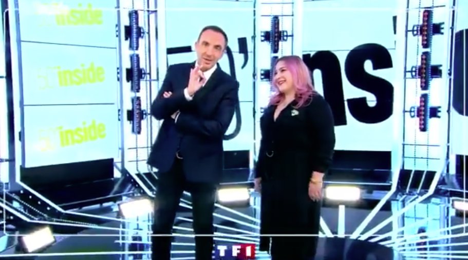 Mediasinfos's tweet photo. Nouveau numéro de #50MinInside sur @TF1 à 17H50. Cette semaine, @nikosaliagas recevra @marilouberry. Au sommaire, reportages sur @carlabruni #LeMarais #LaColombie @VITAA ou encore @pernautjp et sa femme @nmarquaypernaut et @Cam_Lacourt et sa compagne #AliceDetollenaere. https://t.co/XGJajooVML
