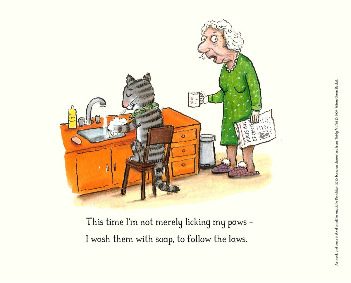 TheRealGruffalo's tweet photo. We hope you enjoy this new collection of reimagined images and verses from Julia Donaldson and Axel Scheffler's much-loved books to reflect our current times. You can see all the illustrations here: https://t.co/8XR6YB8X7K https://t.co/MdysrnU3l7