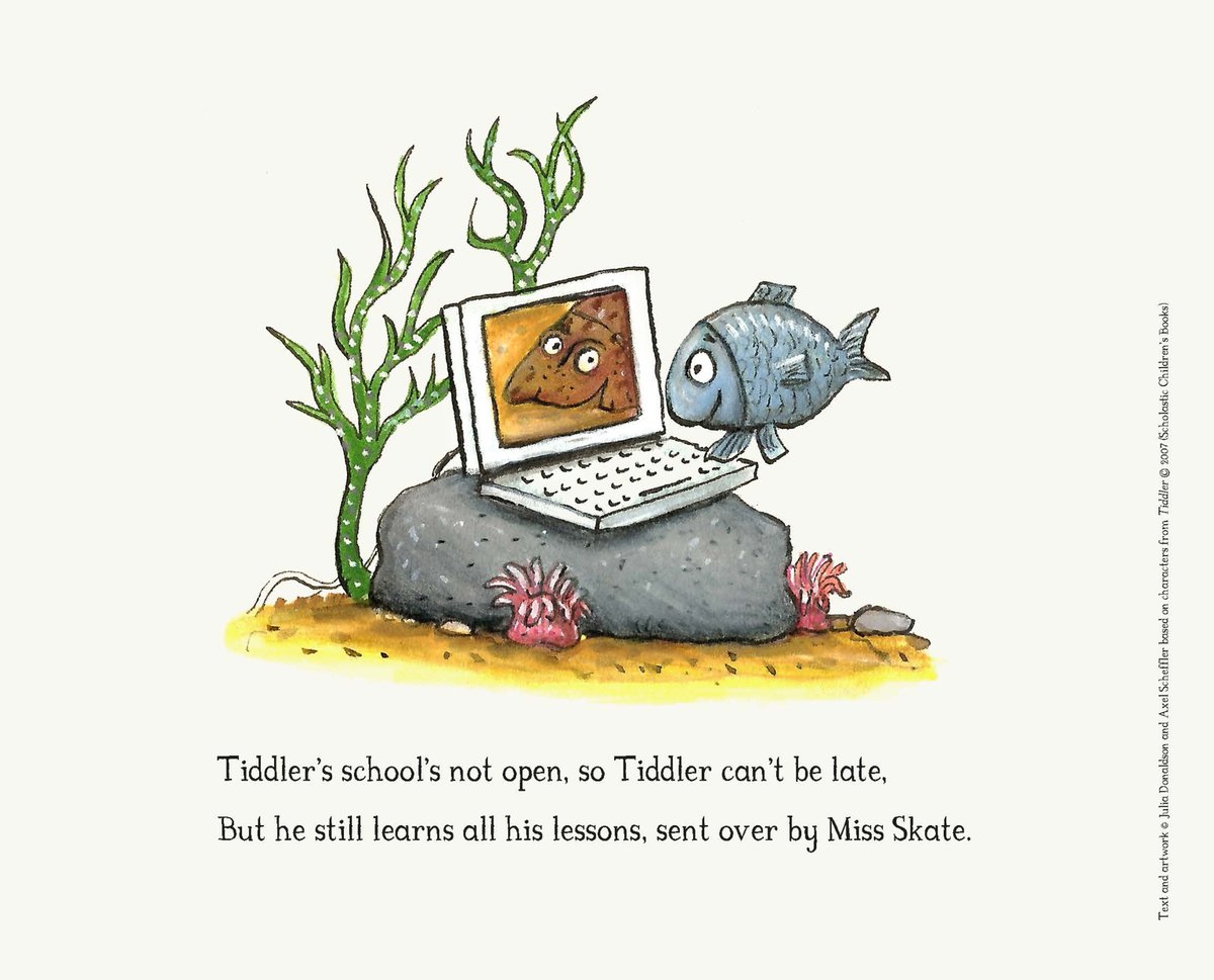 TheRealGruffalo's tweet photo. We hope you enjoy this new collection of reimagined images and verses from Julia Donaldson and Axel Scheffler's much-loved books to reflect our current times. You can see all the illustrations here: https://t.co/8XR6YB8X7K https://t.co/MdysrnU3l7
