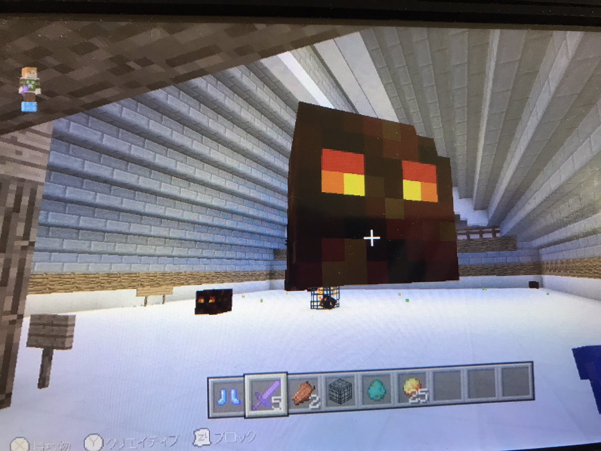 く こんなデカいマグマキューブ初めて見た