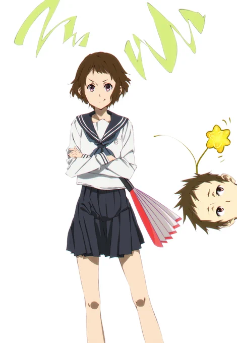 #氷菓 #Hyouka 落書きその2✨福部里志✨伊原摩耶花✨ 