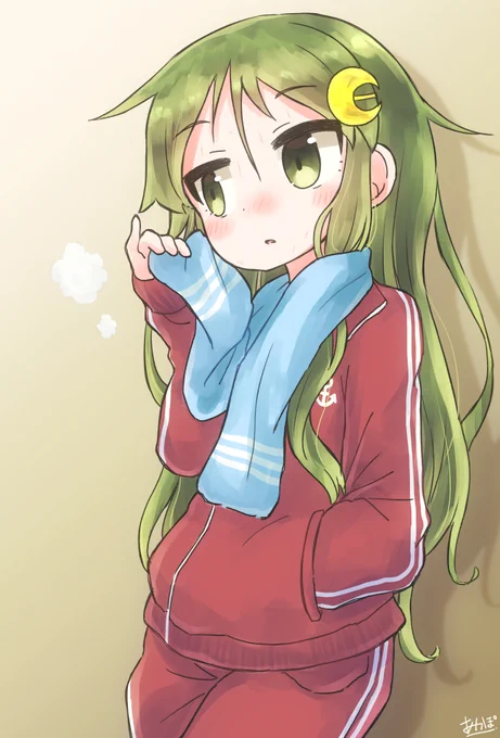 スケブの依頼で描いたしっとりジャージ長月ちゃんです? 