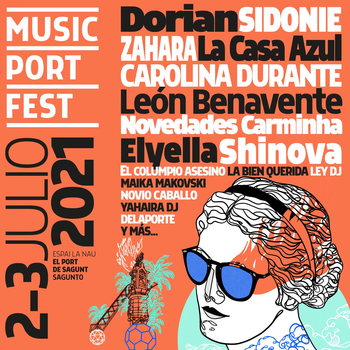 Seguimos trabajando para que la 3ª edición del Music Port Fest pueda ser una realidad
💚Están ya activas la entradas para la edición 2021 a precio promocional .👉 musicportfest.com/tickets/
☝️  GARANTIZAMOS AL 100% SU  DEVOLUCIÓN  en el caso que no se pudiera realizar el Festival