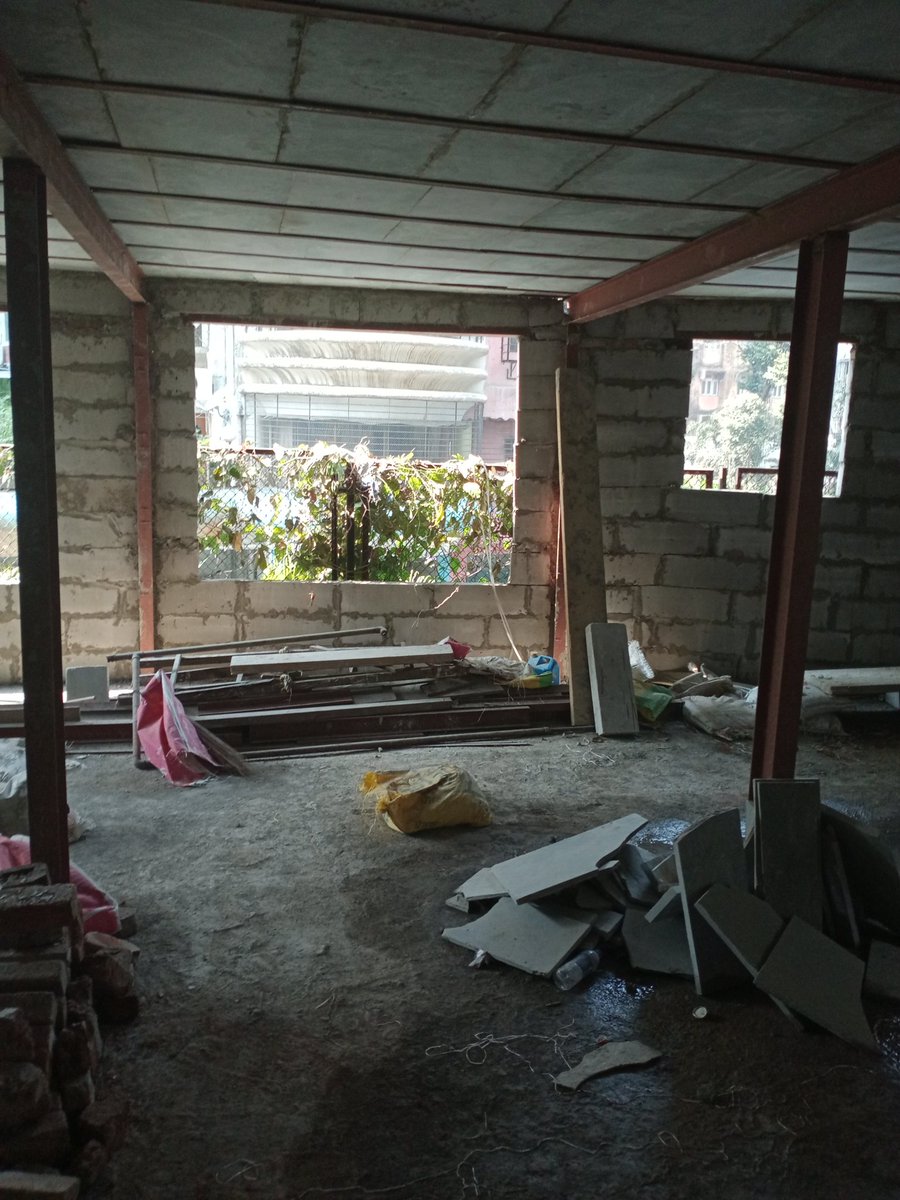 AHingwalla's tweet photo. @mybmcWardN 
Unauthorised construction done by my tenant Mr Manishankar Pranshankar Bhatt with IBM AND BRICK WORK. AS I AM OWNER OF PLOT WITHOUT MY NOC HOW BMC OFFICER HAS GIVEN HIM PERMISSION FOR FIRST FLOOR CONSTRUCTION WORK https://t.co/mZ4WVDTw3y