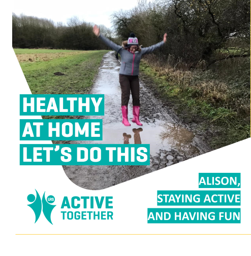 ActiveLeicester's tweet photo. Come rain our shine, ☔️❄️☀️ Alison one of our active champions has been finding fun ways to keep active during lockdown! Go Alison!! 🤩
#togetherweareactiveleicester #beatinglockdown #activetogether #singintherain @LR_Sport https://t.co/VWHm1yEuuO