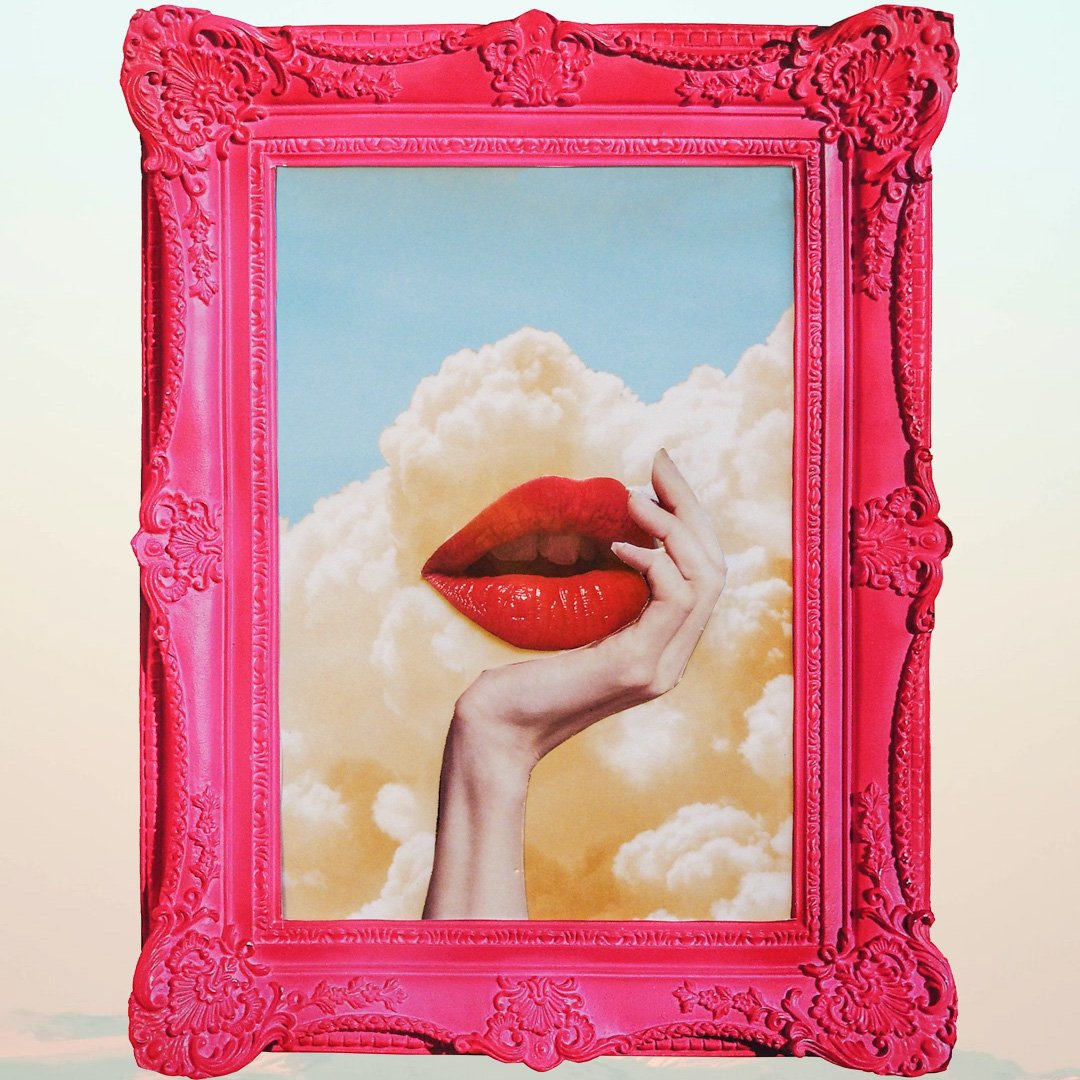 IndiadelaRosee's tweet photo. Yes Darling, I m listening...

#collage 
#collagework 
#collageonpaper 
#collageartist 
#redlips 
#analogcollage 
#clouds 
#staycreative 
#cutandpaste 
#contemporarycollage
#iloveyou https://t.co/4HRxMQvXsZ